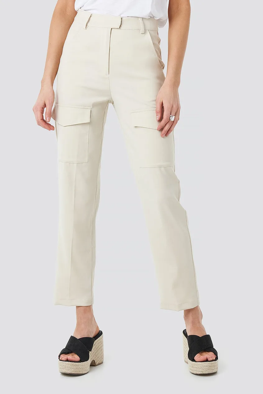 Pantaloni Patch Pocket Straight [1]