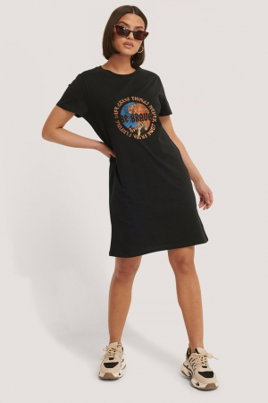 Tricou Tiger Print T-shirt Dress [0]