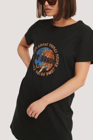 Tricou Tiger Print T-shirt Dress [3]
