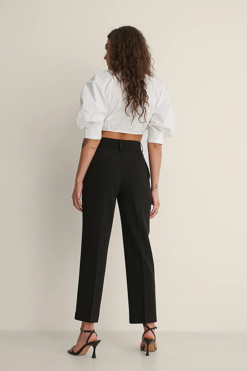 Pantaloni High Rise Cropped Suit [3]