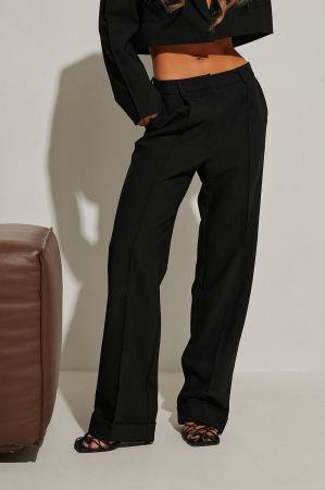 Pantaloni Straight Fold Up Suit [0]