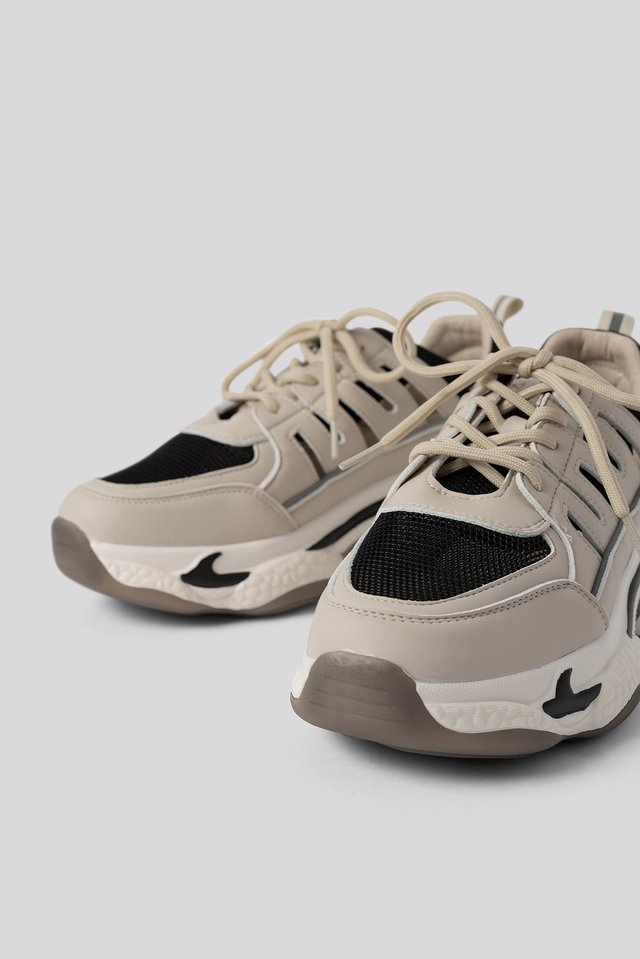cut out chunky trainers
