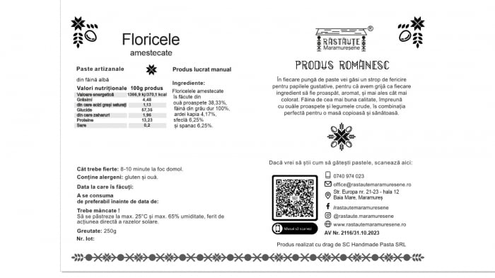 Flori amestecate – Paste artizanale colorate cu legume [3]