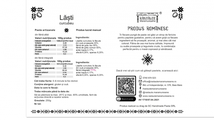 Laști Curcubeu – Paste artizanale colorate cu legume [4]