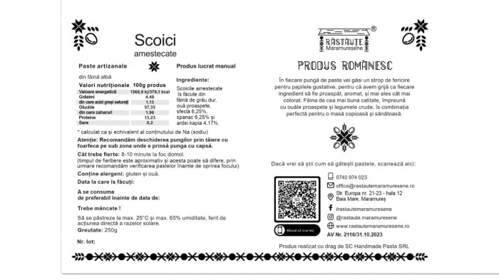 Scoici amestecate – Paste artizanale colorate cu legume [5]