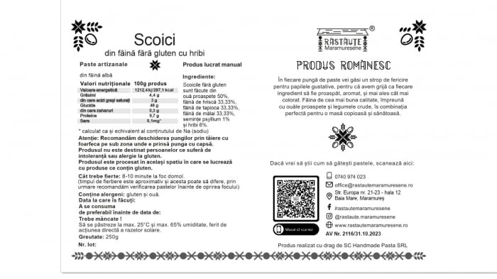 Paste cu hribi fără gluten – Scoici artizanale din hrișcă, tapioca și porumb [2]