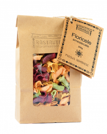 Paste colorate cu legume - Flori amestecate – Paste artizanale colorate cu legume