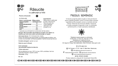 Paste artizanale cu hribi de pădure – Răsucite tradiționale din Maramureș [1]