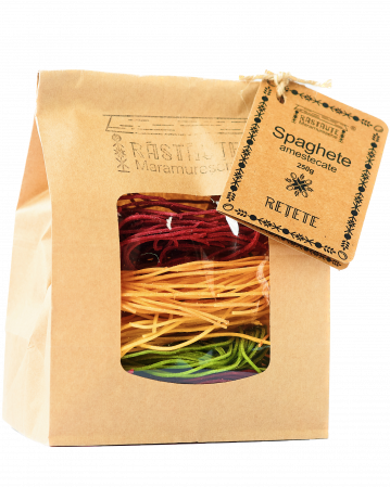 Spaghete amestecate – Paste artizanale cu legume colorate