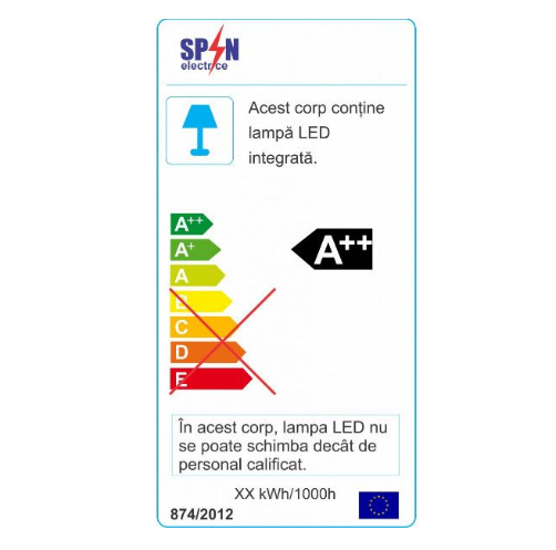 Aplica LED Perete Biscuit fi150, 12W 6400K, lumina rece, cu protectie IP65 [2]