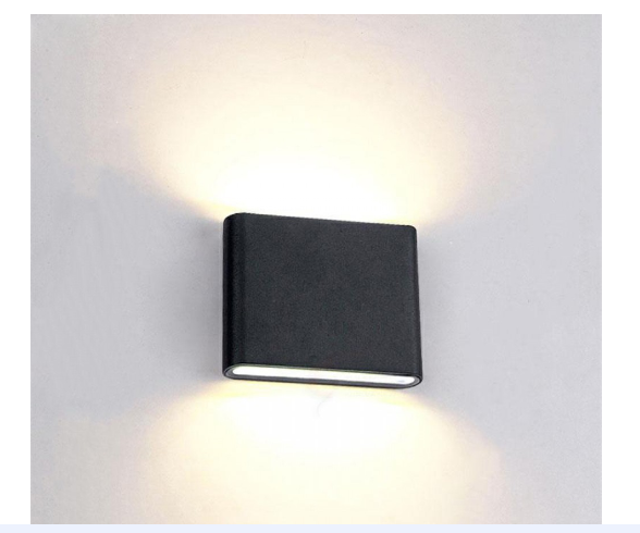 Aplica LED de exterior extra-plata, 6W=40W, 3000K, lumina calda, 540Lm, IP65 [3]