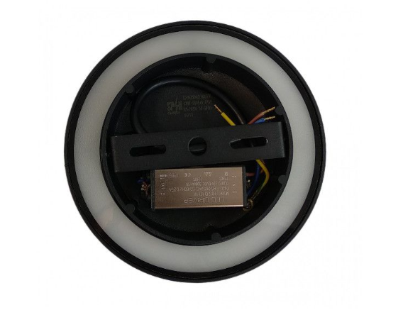 Aplica LED Perete Biscuit fi150, 12W 6400K, lumina rece, cu protectie IP65 [3]