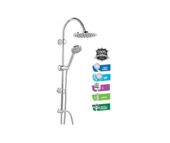 Coloana de dus,Rondo,CasaBlanca,Para fixa si mobila cu furtun,DR045 [3]