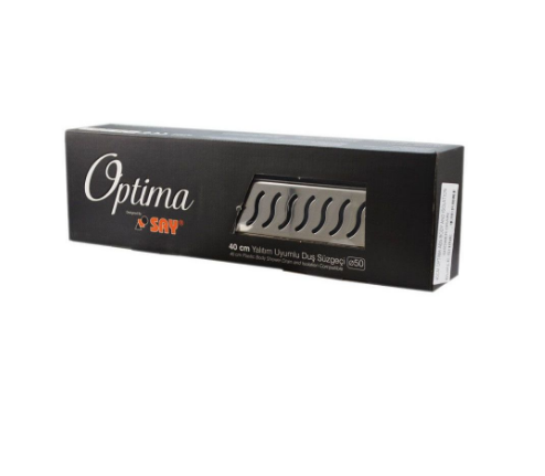 Rigola dus,Optima Say, 60 cm, cu gratar Bukle inox, 60 mm Say [2]
