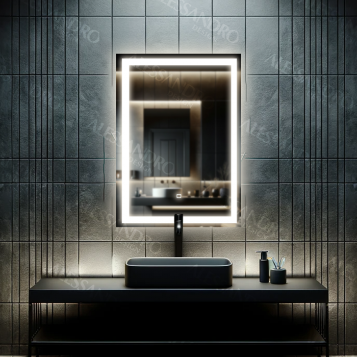 Oglinda LED Touch Nox, functie Dezaburire, 60x80 cm [2]
