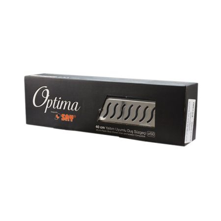 Rigola dus Optima 40 cm, cu gratar inox, 50 mm Say cu izolatie Bukle [3]