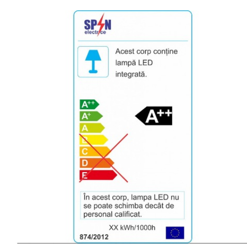 Plafoniera Led Vela rotunda,SPN7786 30W=250W 220V 6000K, lumina calda [2]