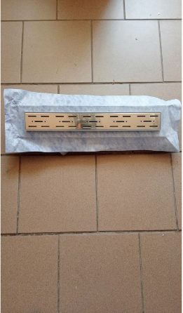 Rigola de dus incastrabila cu izolatie si  gratar inox 60 cm,  reglabila in inaltime, reversibila 360 grade [4]