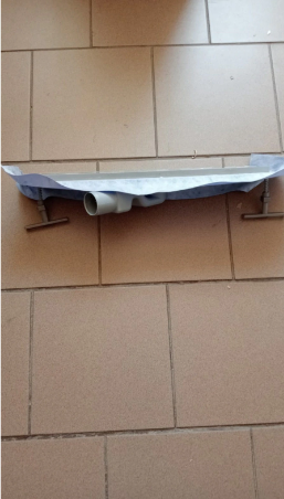 Rigola de dus incastrabila cu izolatie si  gratar inox 60 cm,  reglabila in inaltime, reversibila 360 grade [3]