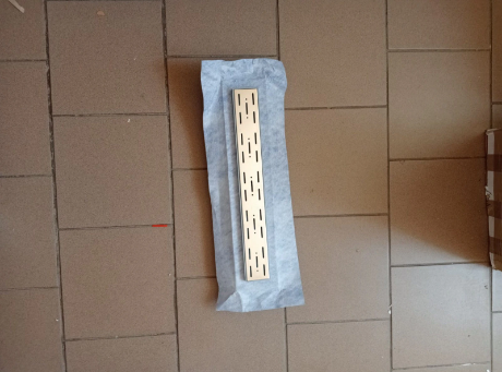Rigola de dus incastrabila cu izolatie si  gratar inox 60 cm,  reglabila in inaltime, reversibila 360 grade [2]
