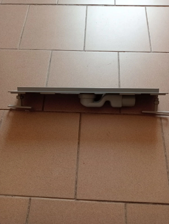 Rigola de dus incastrabila cu gratar inox 50 cm, reglabila in inaltime, reversibila 360 grade [2]