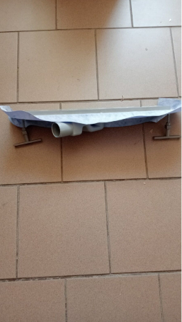 Rigola de dus incastrabila cu izolatie si gratar inox 40 cm, reglabila in inaltime, reversibila 360 grade [3]