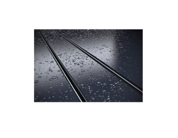 Rigola dus pardoseala,Glass Black, Lungime 70 cm, reversibila,grila sticla securizata neagra, cuva inox AISI304 [3]