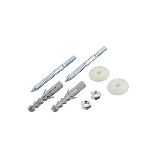 Set 3 componente, vas toaleta Easil,iesire verticala, Capac, Rezervor Geberit, Cot WC Insertie Metalica, Sistem fixare pardoseala [5]