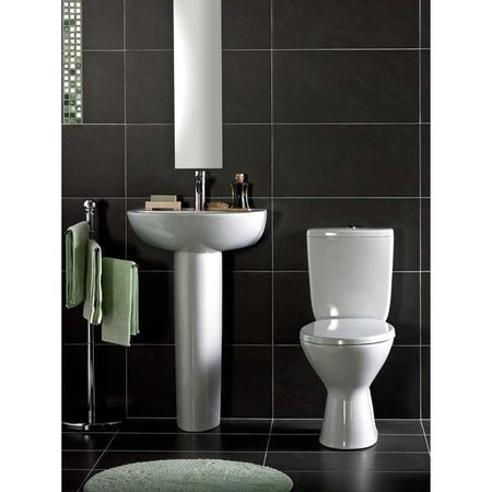 Set compact WC iesire verticala + Capac WC polipropilena+Racord manson insertie metalica [2]