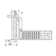 Usa de interior din lemn, BestImp B01-78-V, stanga/dreapta, alb, 203 x 78 cm, toc reglabil [2]