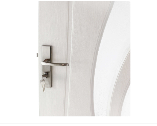 Usa de interior, din lemn, cu geam, SuperDoor F03-88-A, stanga/dreapta, alb, 203 x 88 cm [2]