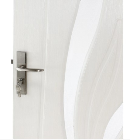 Usa de interior, din lemn, cu geam, SuperDoor F03-78-A, stanga / dreapta, alb, 203 x 88 cm [2]