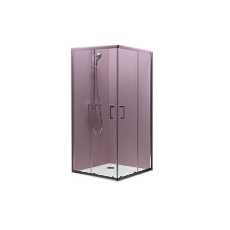 Cazi,Cabine si usi de dus - Cabina de dus patrata, KolpaSan, TKK 90,Eco Quat,90 x 90 x 185 cm, sticla securizata 5 mm