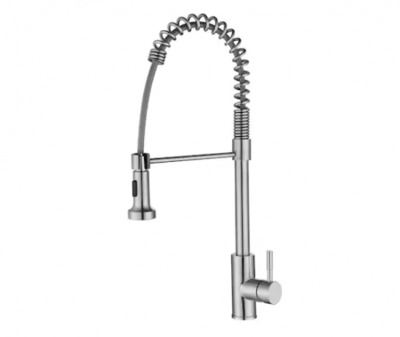 Bateri de bucatarie - Baterie bucatarie profesionala Starke inox pipa arc cu dus CF022