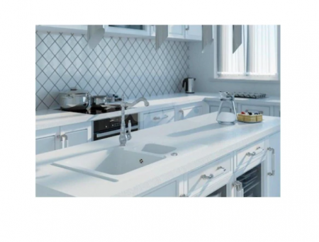 Baterie chiuveta bucatarie retro CasaBlanca, LORA , finisaj crom,teava rotativa,cartus ceramic [2]