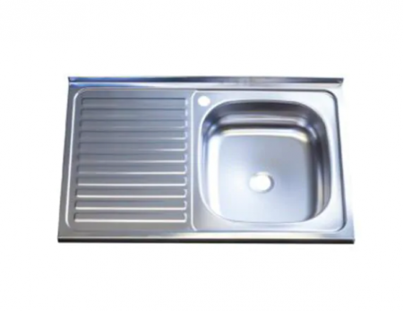 Chiuvete bucătărie - Chiuveta masca bucatarie ,inox,cuva dreapta ,Raulconstruct ,50x80 cm,anticalcar cu izolatie