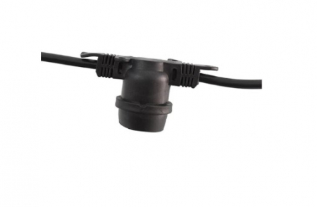 Ghirlanda luminoasa exterior, gradina, terasa, 10m,  E27, lumina calda, cu becuri LED filament [1]