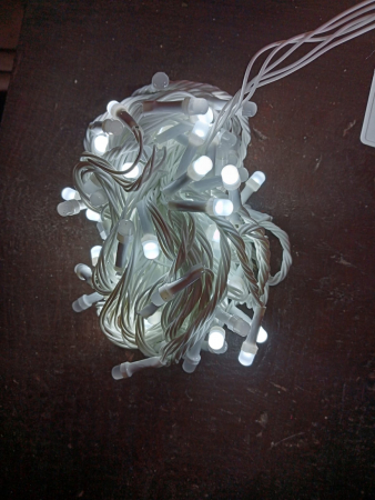 Instalatie pentru pom de craciun tip led alba [4]
