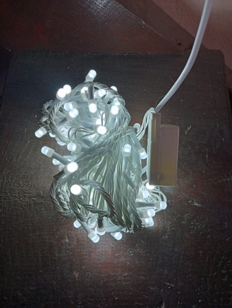 Instalatie pentru pom de craciun tip led alba [3]