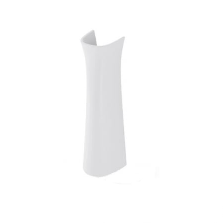 Lavoar din ceramica cu piedestal, culoare alb,ceramica sanitara 50 x 32 x 80 cm,cu baterie si sifon [3]