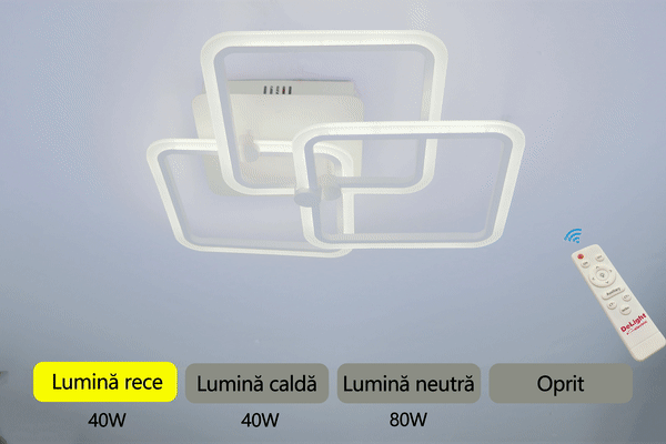 LUSTRA LED LIVING 80W CU 3 BRATE 3 CULORI+IR 580x150mm [1]