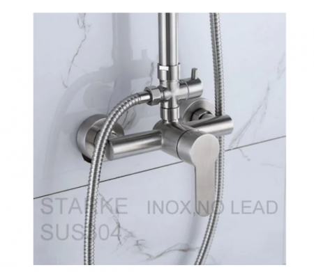 Set dus STARKE 3 in 1,Inox SUS304 , Baterie dus + Coloana + Para mobila , LY006 [2]