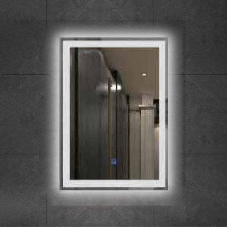 Oglinzi și mobilier baie - Oglinda LED Touch Nox, functie Dezaburire, 60x80 cm