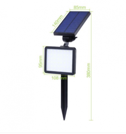Corp iluminat cu panou solar,Spin,SL-50C,48 lumini Led, 3w,utilizare in gradina [2]