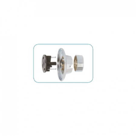 Suporturi si accesorii de baie - Perie wc,Vacuum, Metal,Crom, 22 x 10 cm
