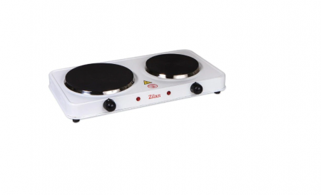 Electrocasnice & Climatizare - Plita electrica ZILAN ZLN-2180, 2 ochiuri, 2500W, termostat reglabil