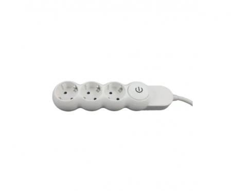 Prelungitoare - Prelungitor Raulconstruct, 3Prize+K+Pc 3X1.50,cu intrerupator