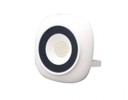 Proiectoare și lămpi de lucru - Proiector LED rotund SMD Iris, 20W=100W, 1800Lm, 6400K, lumina rece, alb