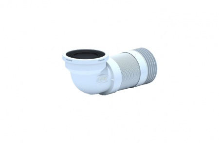 Sisteme de scurgere - Racord manson WC cu cot ,Ani Plast, extensibil insertie metalica 110 mm
