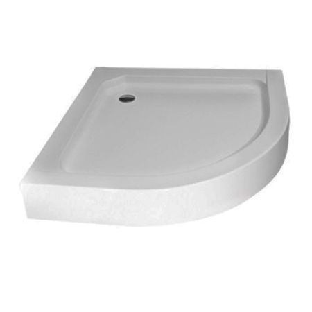 Cazi,Cabine si usi de dus - Cadita de dus,Tempo Line,semirotunda,90 X 90 cm,Acril,Amprenta antiderapanta